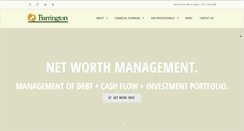 Desktop Screenshot of barringtonfinancial.com